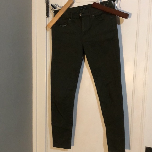 Banana Republic slim fit olive colored jeans- barely worn. - Picture 5 of 8